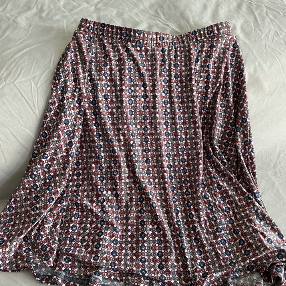 Multiple knee length skirts